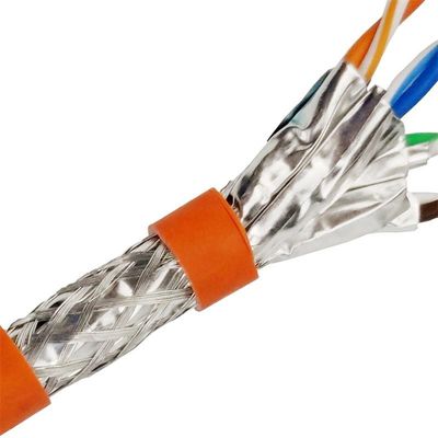 Cobre desencapado da isolação do HDPE dos ethernet Cat7 Lan Cable do revestimento de PVC