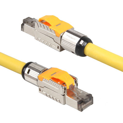 Cabo Cat 7 STP terminado em campo, plugue modular de rede RJ45 8P8C Cat 7 Patch Cable