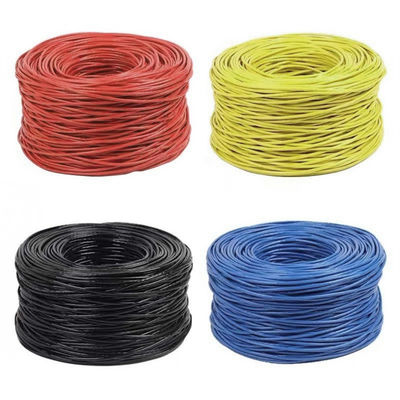 23AWG Prático Cat6 Lan Cable BC 0,57 UTP Revestimento PVC 4 Pares 305m