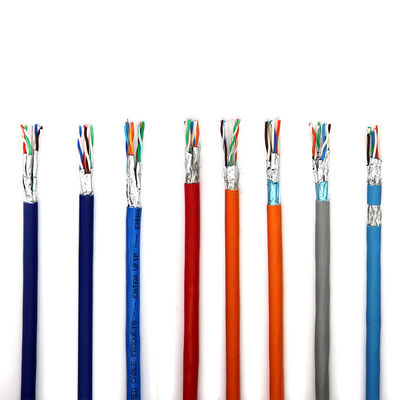 UTP multicolorido prático Cat5e CCA, 0.95mm Cat5e de alumínio folheado de cobre 8 pares
