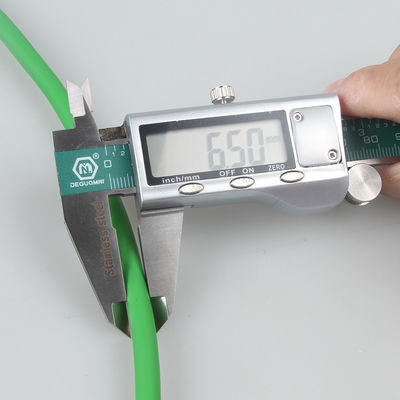 Cabo ethernet alto do verde RJ45 do PVC do gato 5e SFTP AWG26 da flexibilidade para aplicações industriais