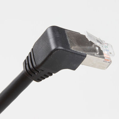 Tomada direta do ângulo direito dos acessórios do conector de cabo ethernet do CAT 6 da fábrica