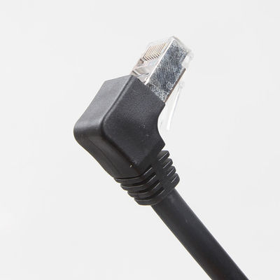 Tomada direta do ângulo direito dos acessórios do conector de cabo ethernet do CAT 6 da fábrica