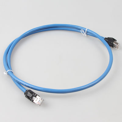Cabo ethernet de Cat6a S/FTP 6 pés de cabo industrial da rede da corrente do arrasto do remendo do cabo da rede do RJ45