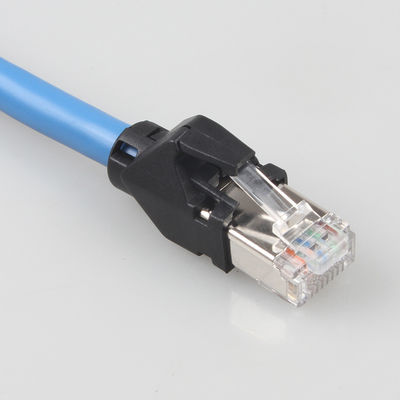 Cabo ethernet de Cat6a S/FTP 6 pés de cabo industrial da rede da corrente do arrasto do remendo do cabo da rede do RJ45